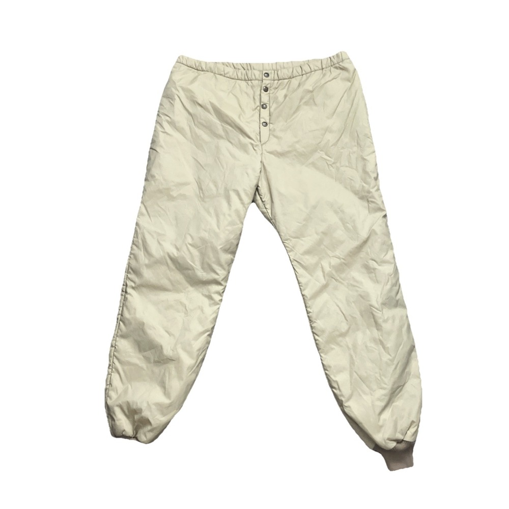 VTG‎ 70s 80s Columbia Beige Tan Insulated Sz XXL 2XL Puffer Outdoor Hiking Pants